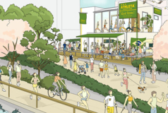 Quebom ! Riverside Cafe e Bar キボンリバーサイドカフェバー本所吾妻橋駅カフェ